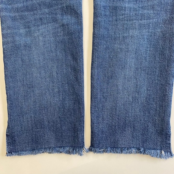 Madewell The Perfect Vintage Jean, Frayed/Raw Split Hem Style, 28 Waist, Blue - Picture 9 of 16